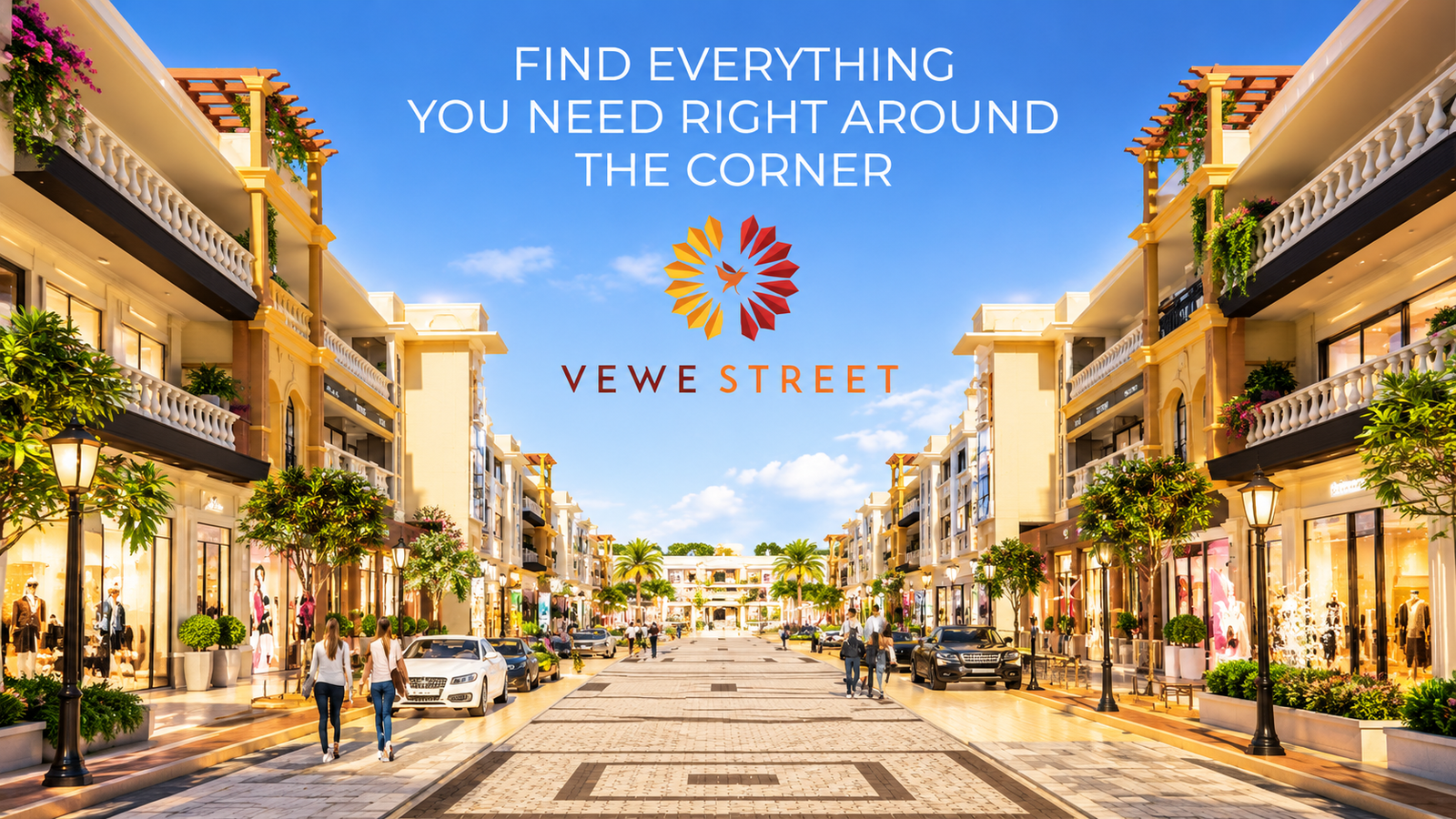 VeWe Street Banner - Premium Retail Shops on NH-24, Ghaziabad